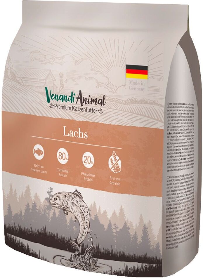 Venandi Animal 1,5kg Lachs Venandi Animal Trockenfutter für Katzen