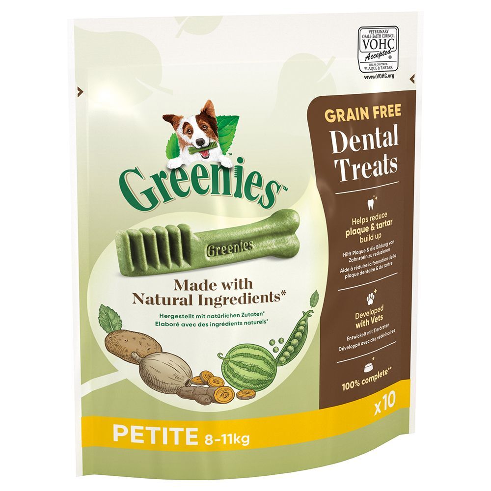 Greenies 3x 170g Medium Grainfree Zahnpflege-Kausnacks Greenies, Hundesnacks