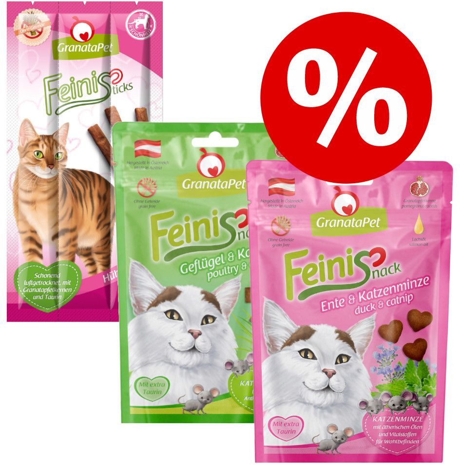 Granatapet 115g Feinis Gemischtes Snackpaket Granatapet Katzensnacks