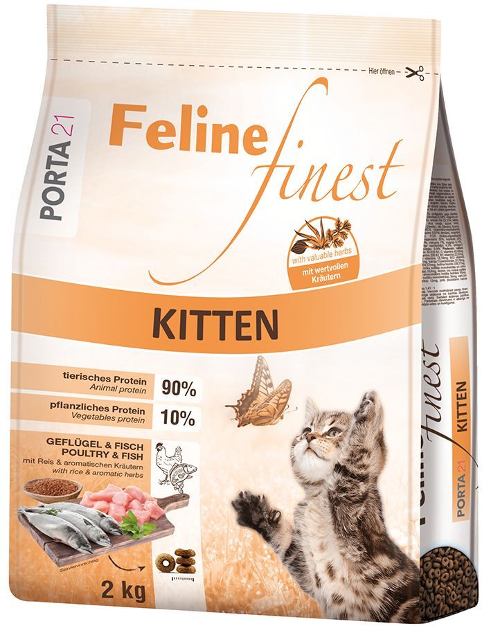 Porta 21 2kg Feline Finest Kitten  Porta 21 Trockenfutter für Katzen