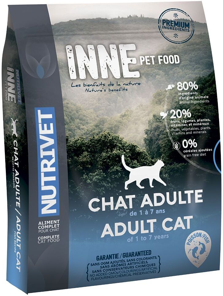 Nutrivet 1,5kg Inne Cat Adult Fish Nutrivet Trockenfutter für Katzen