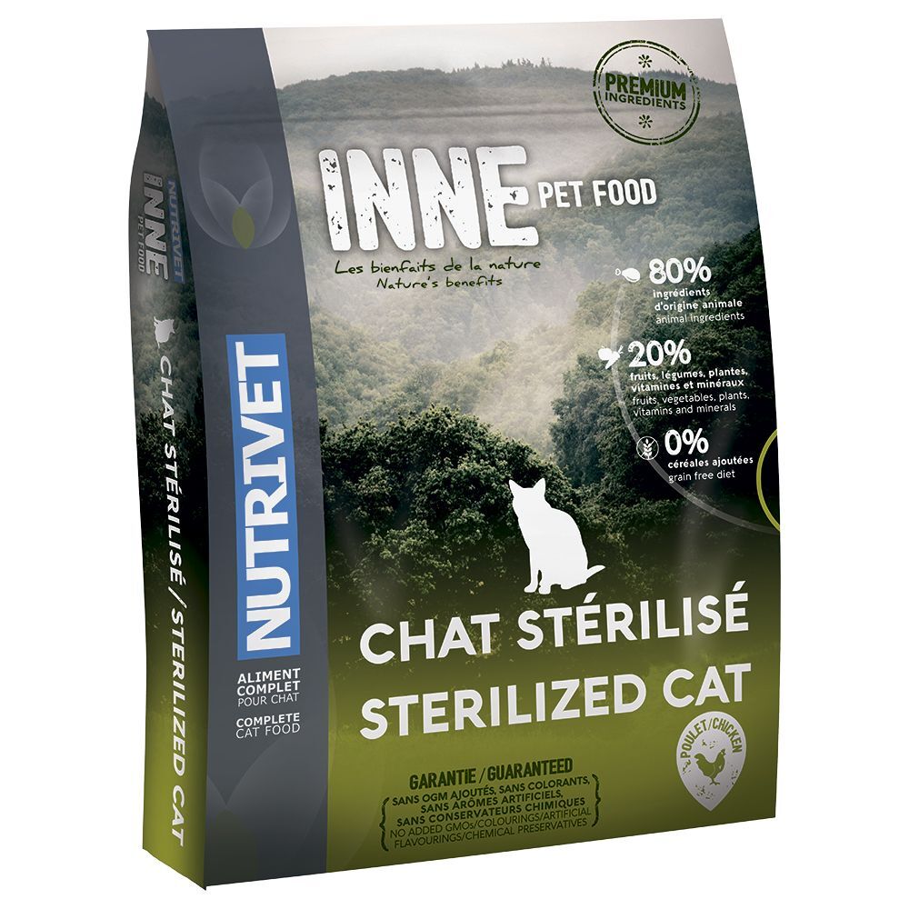 Nutrivet 6kg Inne Cat Sterilised Nutrivet Trockenfutter für Katzen