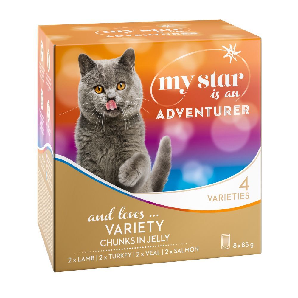 My Star 48x 85g Mix 4 Sorten is an Adventurer My Star, Nassfutter für Katze