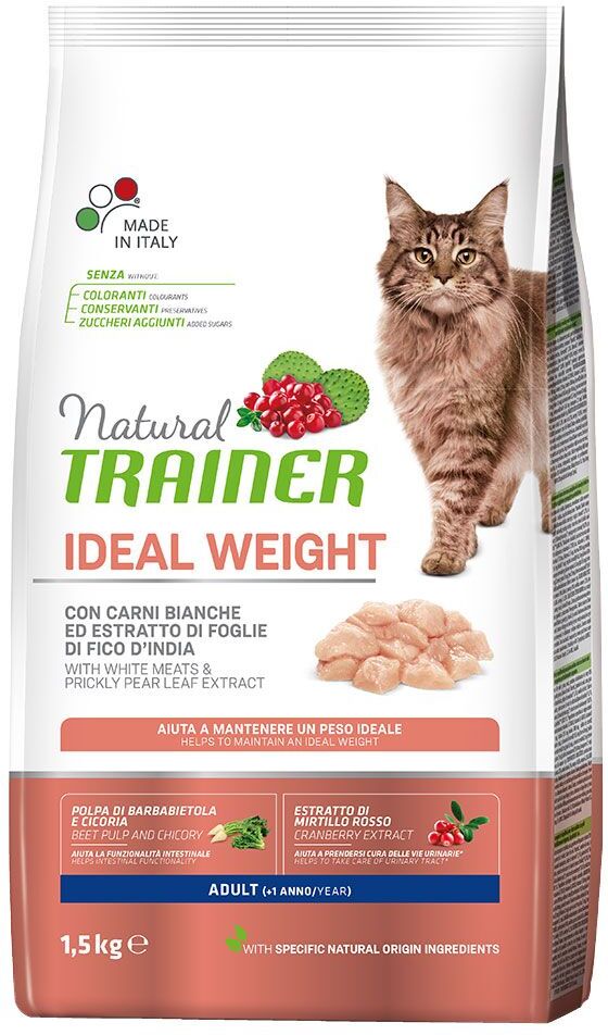 Trainer Natural Cat Trainer Natural Ideal Weight Weisses Fleisch und Kaktusfeigen-Extrakt -  Sparpaket: 2 x 1,5 kg