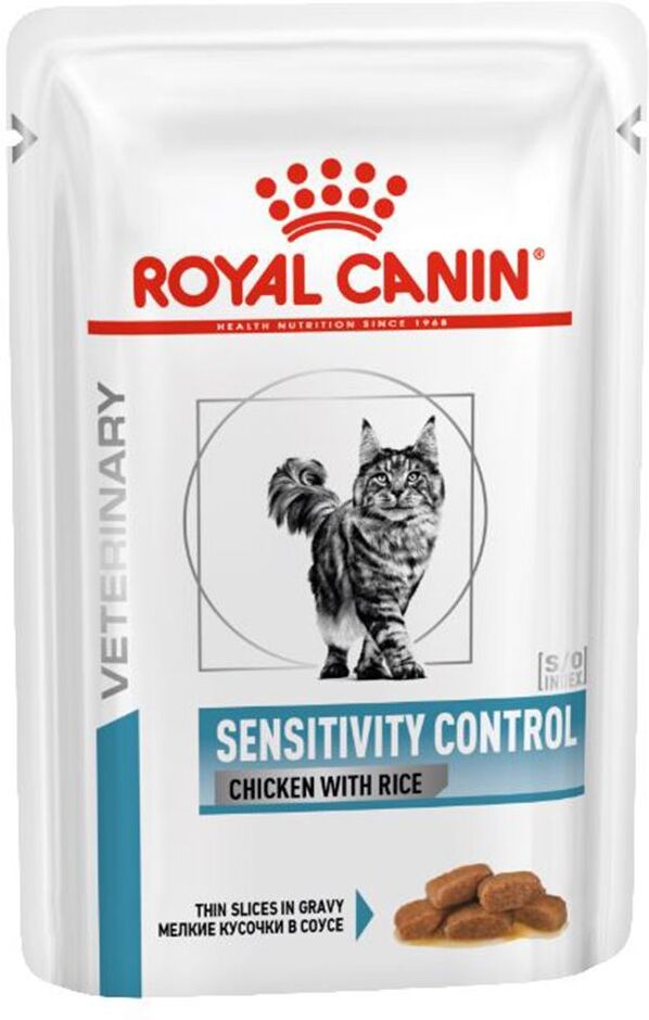 Royal Canin Veterinary Diet 48x 85g Veterinary Diet Feline Sensitivity Control Huhn Royal Canin Katzenfutter nass