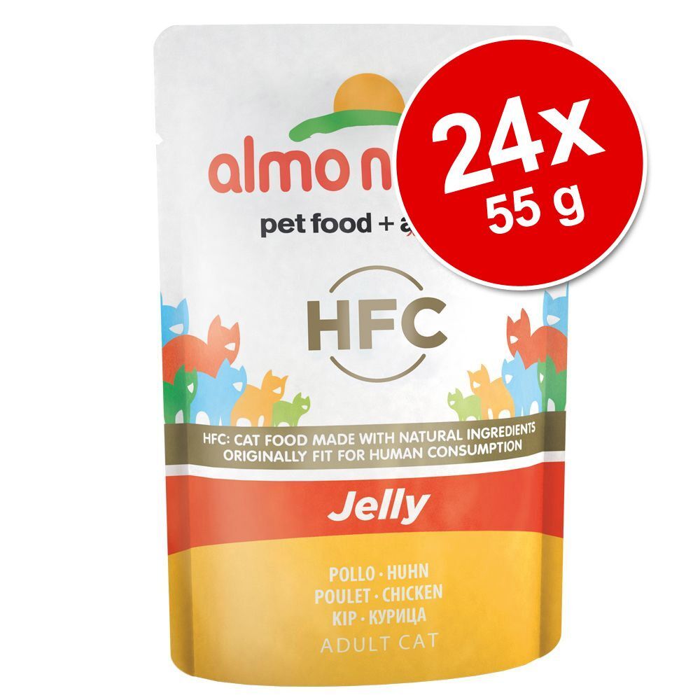 Almo Nature HFC Sparpaket Almo Nature HFC Jelly Pouch 24 x 55 g - Huhn