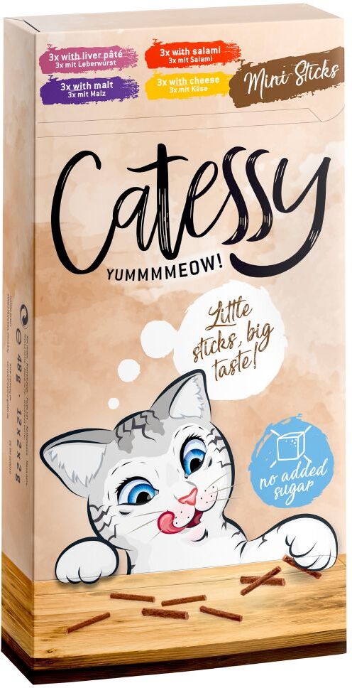 Catessy 3x 48g Mix Catessy Mini-Sticks Katzensnacks