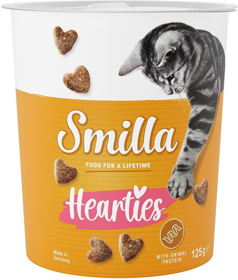 Smilla 3x 125g Belohnungs-Snacks Hearties  Smilla Katzensnacks