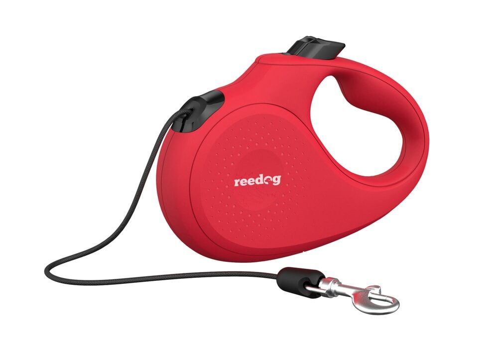 Reedog Senza Basic samonavíjecí vodítko S 12kg / 5m lanko / červené