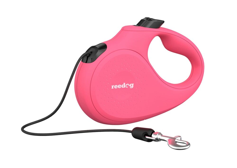 Reedog Senza Basic samonavíjecí vodítko S 12kg / 5m lanko / růžové