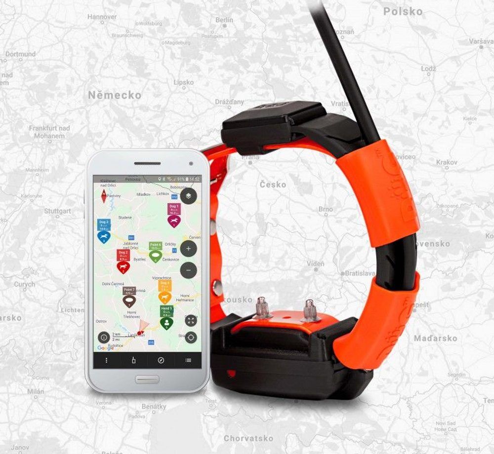 Dogtrace Obojek pro dalšího psa DOG GPS X30T - Červená