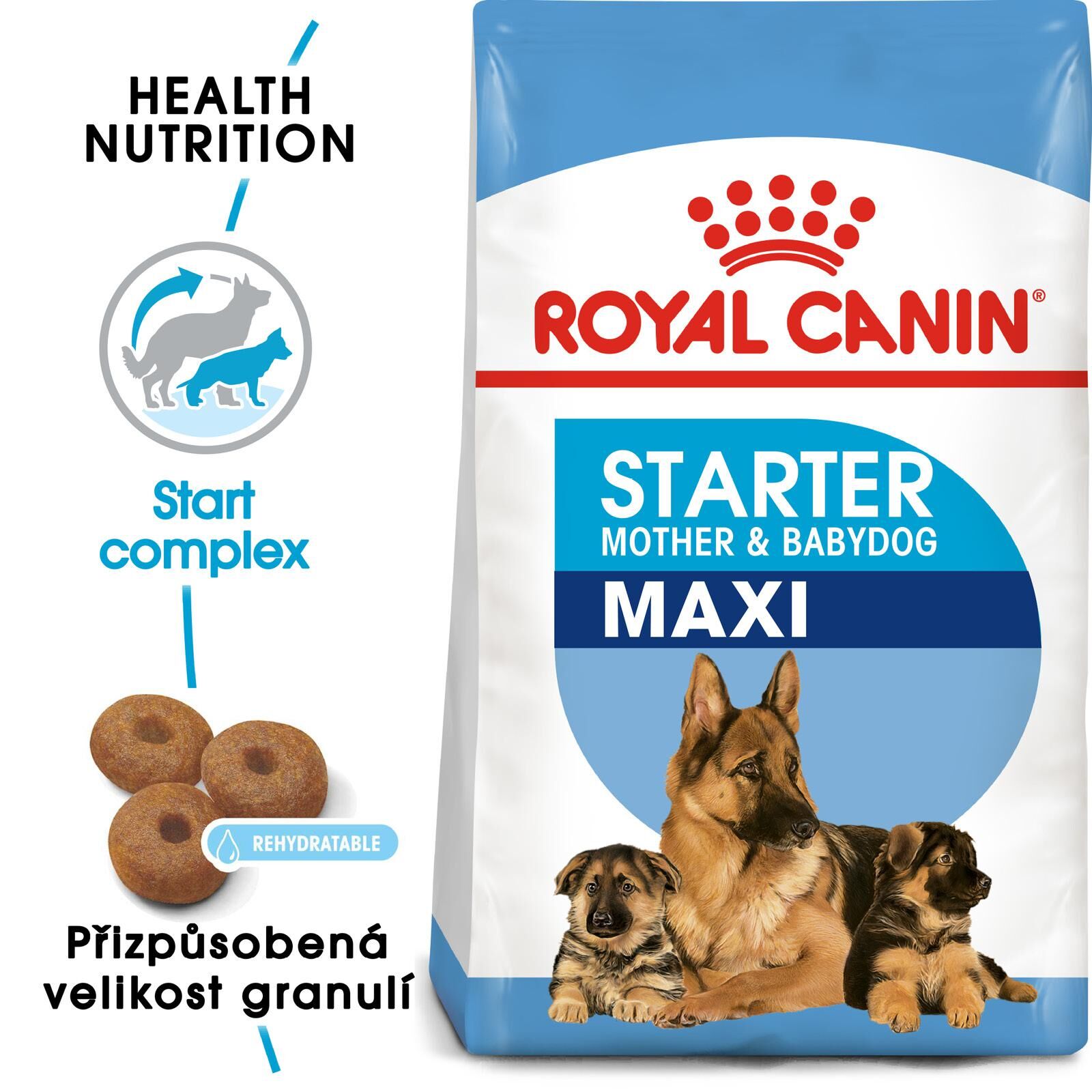 Royal Canin MAXI STARTER - granule pro březí nebo kojící feny a štěňata - 4kg