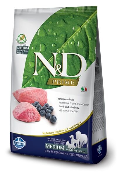 Natural&amp;Delicious N&amp;D dog PRIME ADULT MEDIUM/LARGE lamb/blueberry - 2,5kg
