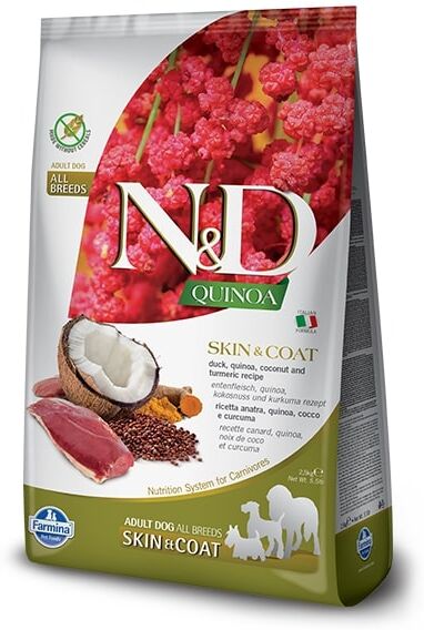 Natural&amp;Delicious N&amp;D dog GF QUINOA skin/coat DUCK/COCONUT - 2,5kg