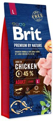 BRIT dog Premium by Nature ADULT L - 8kg