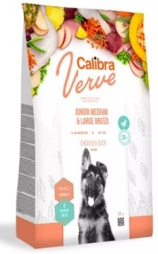 CALIBRA dog  VERVE GF  junior  M/L chicken/duck - 2kg