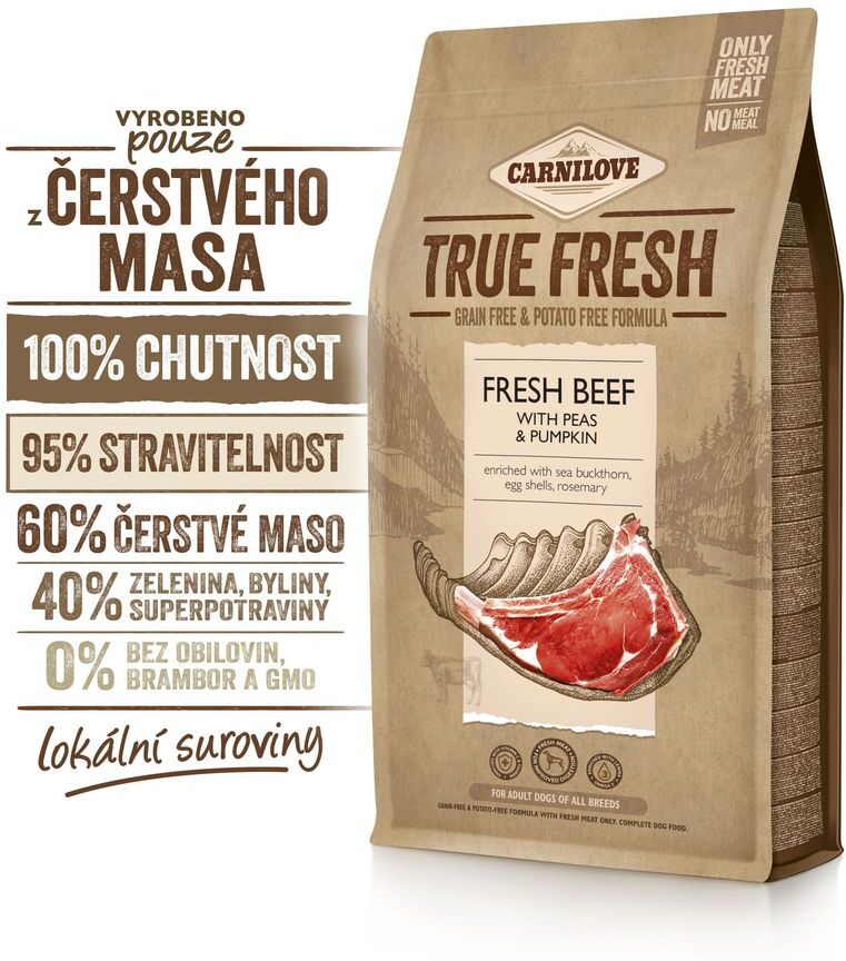 CARNILOVE dog  TRUE FRESH adult BEEF - 11,4kg