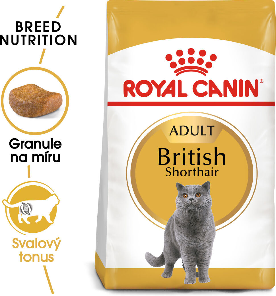 Royal Canin British Shorthair Adult - granule pro britské krátkosrsté kočky - 10kg