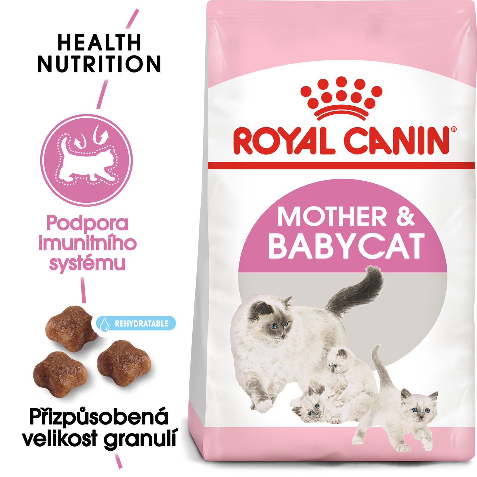 Royal Canin cat Mother&amp;Babycat - granule pro březí nebo kojící kočky a koťata - 2kg