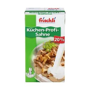Frischli Küchen Profi Sahne 20 % Fett 12 x 1000 g (12 kg)