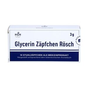 BANO GLYCERIN ZÄPFCHEN Rösch 3 g gegen Verstopfung Verdauung