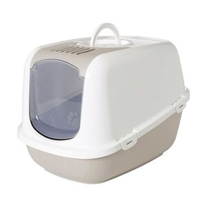 Nobby Katzentoilette Nestor Jumbo mokka - weiß, 66,5 x 48,5 x 46,5 cm