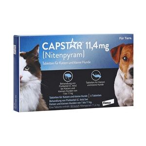 Elanco CAPSTAR 11,4 mg Tabletten f.Katzen/kleine Hunde 6 Stück