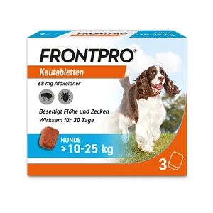 Merial FRONTPRO 68 mg Kautabletten f.Hunde >10-25 kg 3 Stück