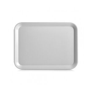 Zeller 5x Tablett MISTRAL. Farbe: grau. hochglänzend. Grösse: 43.5 x 32.5 cm