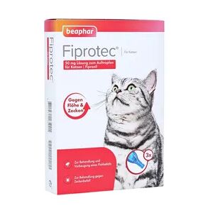 Beaphar FIPROTEC 50 mg Lösung zum Auftropfen für Katzen 3x0.50 Milliliter