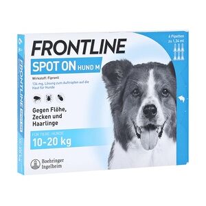 Boehringer Ingelheim Frontline Spot On gegen Zecken und Flöhe bei Hunden 10 - 20 kg 6 Stück