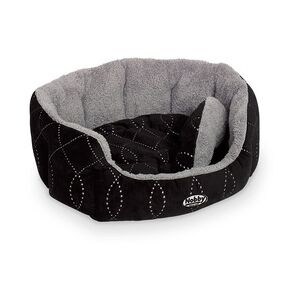 Nobby Komfortbett Ceno oval schwarz/grau