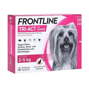 Boehringer Ingelheim FRONTLINE Tri-Act Lsg.z.Auftropfen f.Hunde 2-5 kg 6 Stück