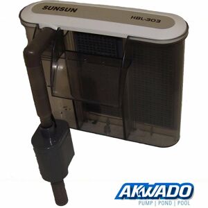 AKWADO Anhängefilter 350l/h bis 40l Aquarium 3 Watt