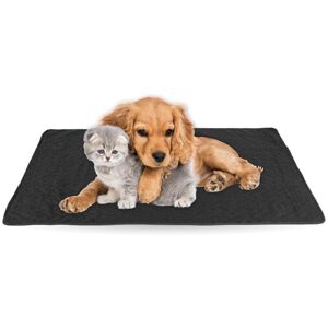BESTLIVINGS Haustiermatte - 90x140cm ( Schwarz ) Haustierdecken öko-tex 100 perfekt für Katzen bis große Hunde - s-xl - Steppdecke für Sofa / Bett - Schutz