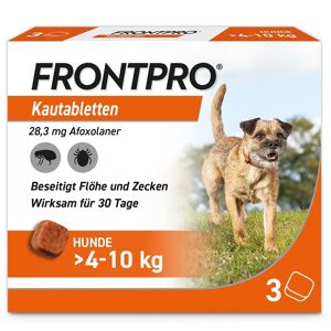 Frontpro 28 mg Kautabletten f.Hunde >4-10 kg 3 St