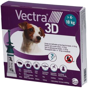 Vectra 3D Lsg.z.Auftro.a.d.Haut f.Hunde ü.4-10 kg 3 St Lösung