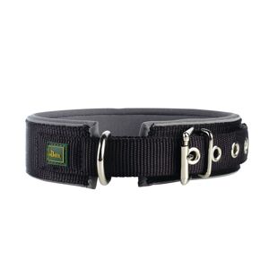 DOG SPORT HUNTER Halsband Neopren Reflect L (60), schwarz/grau