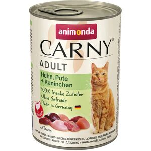 Animonda Carny Adult Huhn, Pute + Kaninchen   6 x 400 g