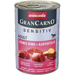 Animonda GranCarno Adult Sensitiv Reines Rind + Kartoffeln   6 x 400 g