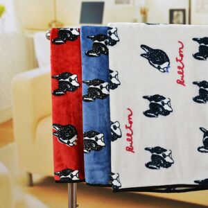 Holapet Winter Warmes Hundebett Für Hunde Weiche Fleece-Haustierdecke Hundeschlafmatte Haustiere Matratze Kissen Bullterrier Französische Bulldogge Betten