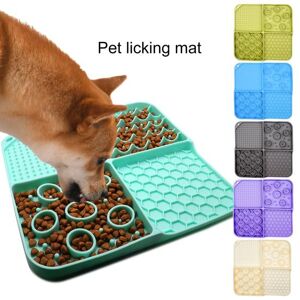 I Love My Pet Pad 4 Grids Multi-Funktionale Slow Feeder Bowl Anti-Umkippen Food Grade Silikon Rutschfeste Hund Katze