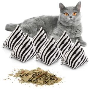 Canadian Cat Company Catnipspielzeug 6x Schmusepyramide Zebra