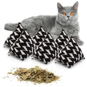 Canadian Cat Company Catnipspielzeug 6x Schmusepyramide Zig-Zag