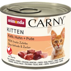 animonda Carny Kitten 12 x 200 g - Kalb, Huhn & Pute