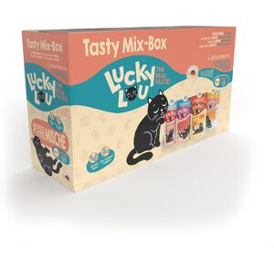 Sparpaket Lucky Lou Adult 48 x 125 g - Tasty-Mix (4 Sorten gemischt)