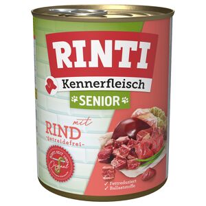 RINTI Kennerfleisch 800g x 24 - Sparpaket - Senior Rind