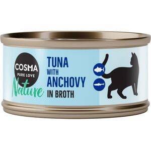 Cosma Nature 6 x 70 g - Thunfisch mit ganzen Sardellen