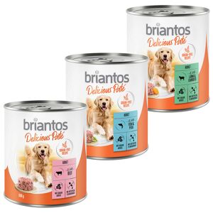 Probierpaket Briantos Delicious Paté - 6 x 800 g (3 Sorten gemischt)