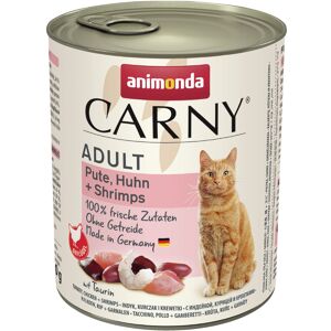 animonda Carny Adult 6 x 800 g - Pute, Huhn & Shrimps